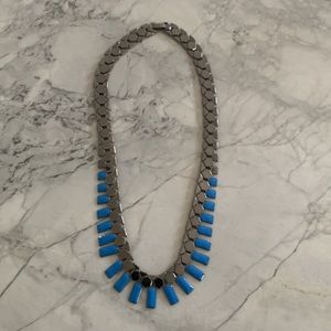 Baublebar silver and blue necklace